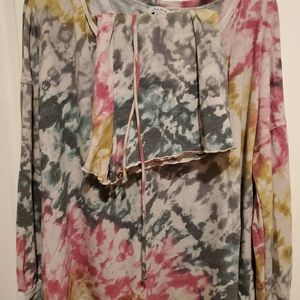 2 piece tie dye loungewear set